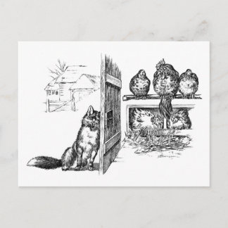 Postal Fox Eavesdrop on Chickens
