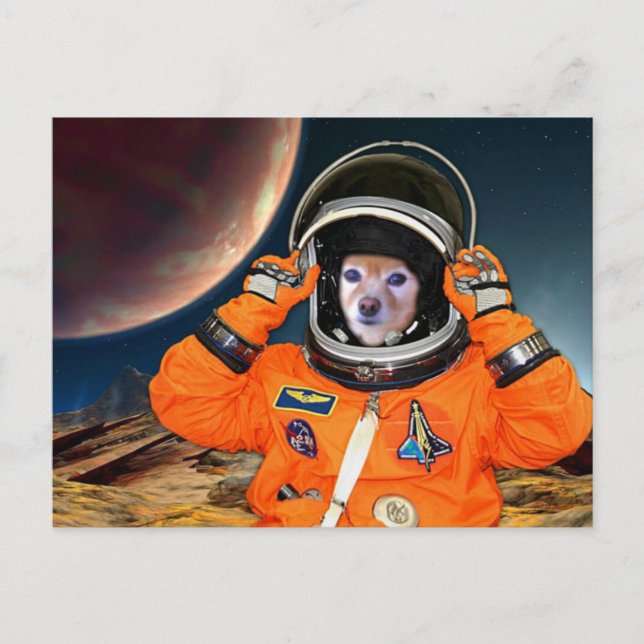 Postal Fox Es Un Astronauta #2 (Anverso)