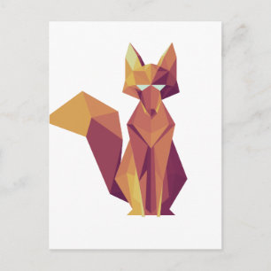 Postal Fox geométrica