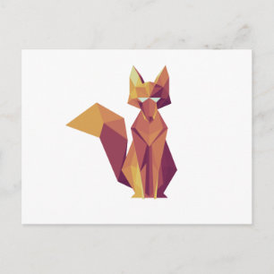 Postal Fox geométrica