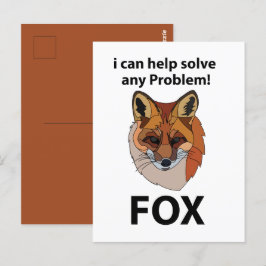 Postal Fox Puedo Ayudar A Resolver Cualquier Problema De 
