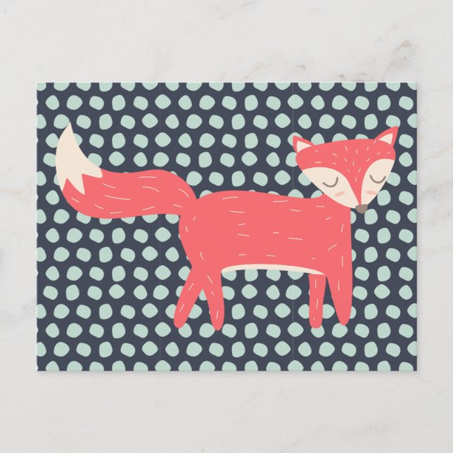 Postal Fox retro (Anverso)