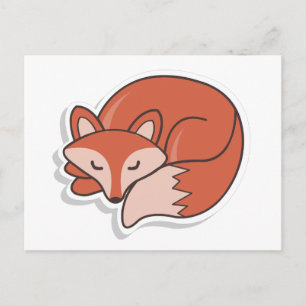 Postal Fox Sleeping