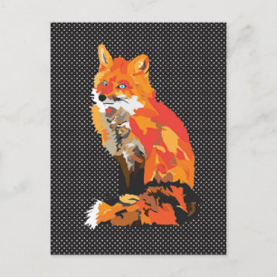 Postal Fox sofisticada