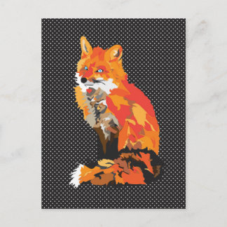 Postal Fox sofisticada