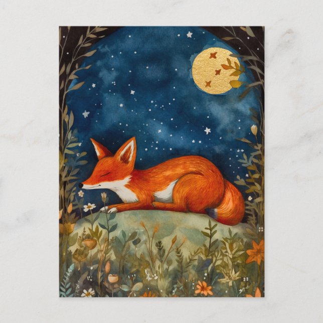 Postal Fox sonda (Anverso)