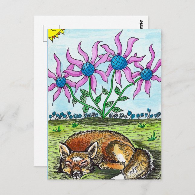 Postal Fox sonda (Anverso / Reverso)