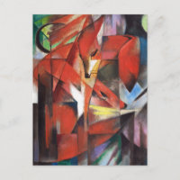 Foxes de Franz Marc, Arte de la Naturaleza de la V