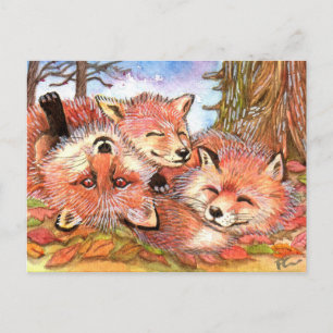 Postal Foxes Reproducir tiempo
