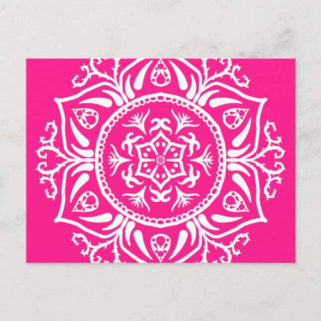 Postal Foxglove Mandala (Anverso)
