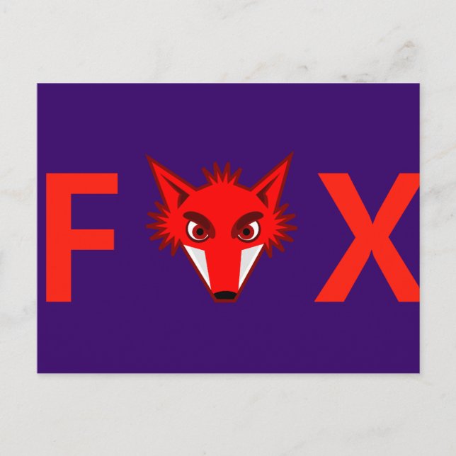 Postal Foxy Fox (Anverso)