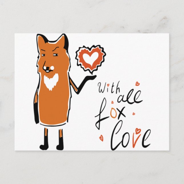 Postal Foxy Love (Anverso)