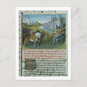 Postal Fr 6465 f.22 Entrada de Luis VII en Constantinopl