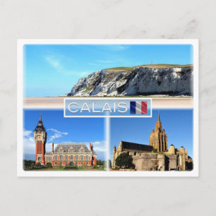 Postal FR Calais - Cap Blanc Nez - Hotel de Ville -