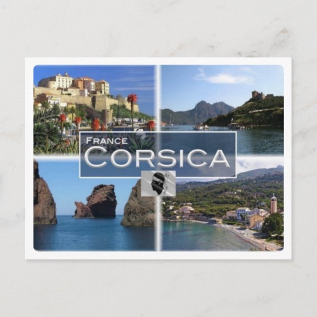 Postal FR Francia - Corse - Córcega - (Anverso)