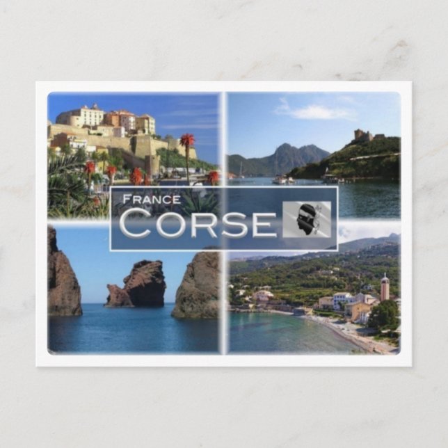 Postal FR Francia - Corse - Córcega - (Anverso)