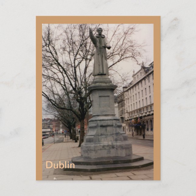 Postal Fr. Theobold Mathew Monument, Dublín, Irlanda (Anverso)