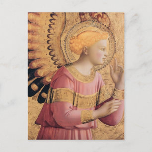 Postal Fra Angelico-Archangel Gabriel Annunciate
