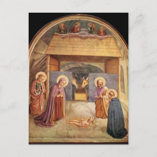 Postal Fra Angelico-Natividad
