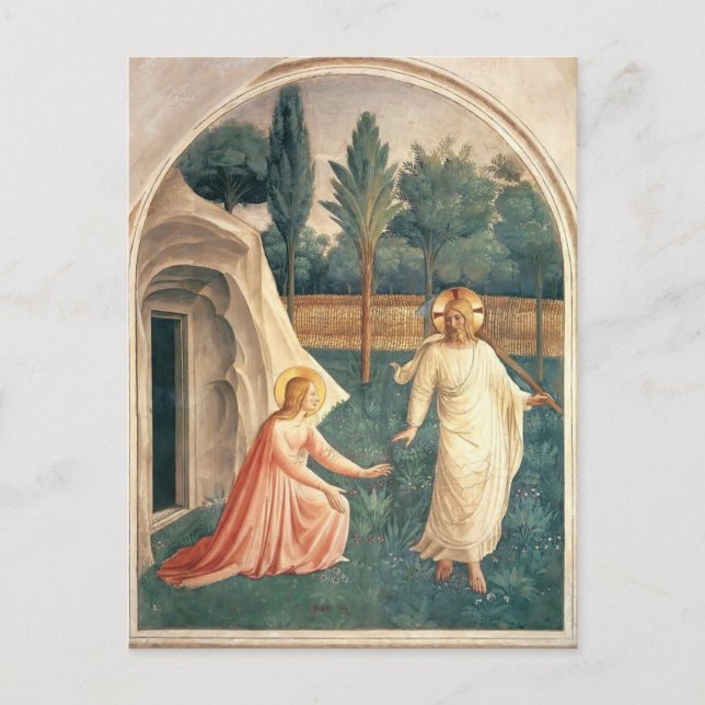 Postal Fra Angelico-Noli Me Tangere (Anverso)