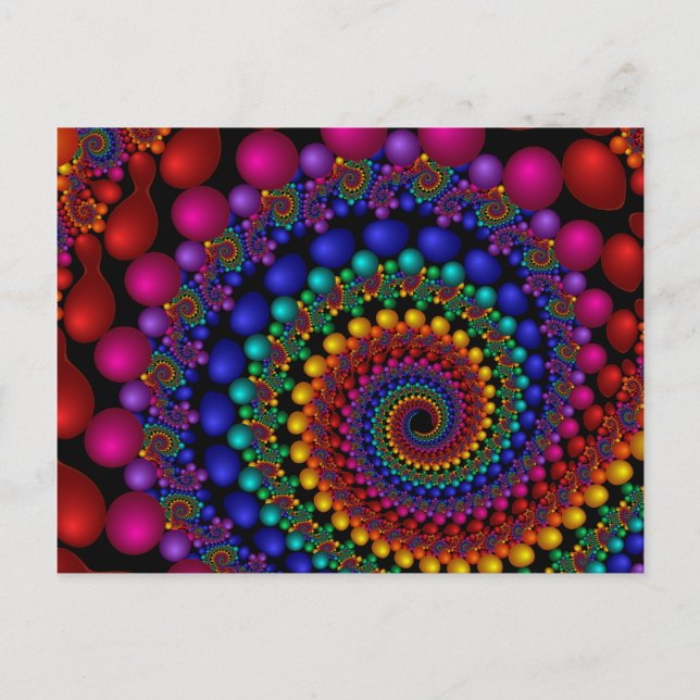 Postal Fractal 201 (Anverso)