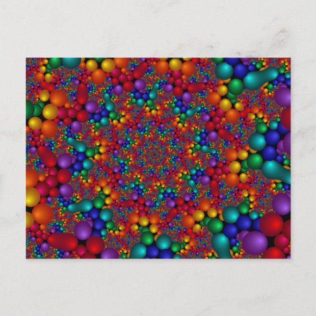 Postal Fractal 203 (Anverso)