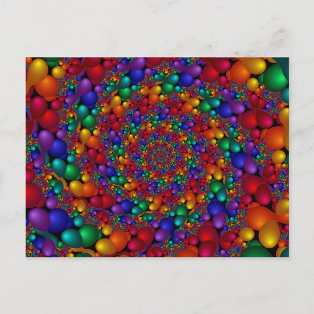 Postal Fractal 208 (Anverso)