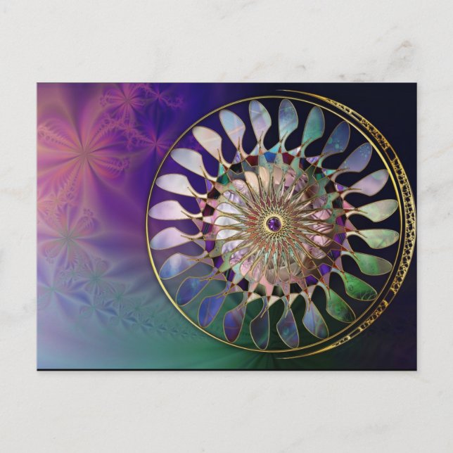 Postal Fractal_Art_24 (Anverso)