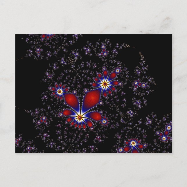 Postal Fractal Burst (Anverso)
