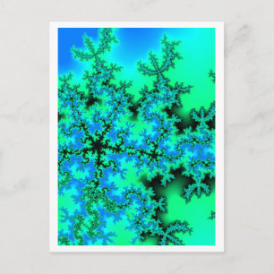 Postal fractal de cinco estrellas 2