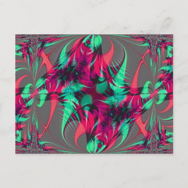 Postal fractal de Joyous (Anverso)