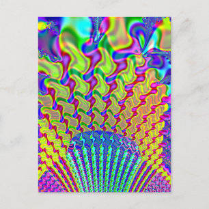 Postal Fractal de la antorcha olímpica