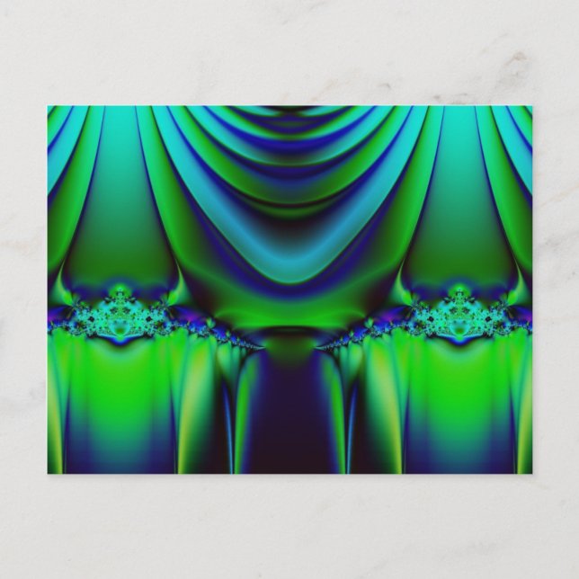 Postal Fractal dramático (Anverso)