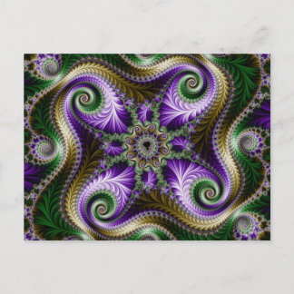 Postal fractal "Quadra"