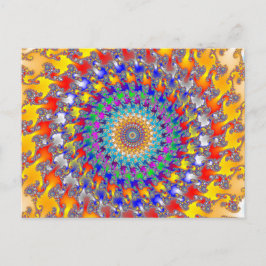 Postal fractal Rag Rug