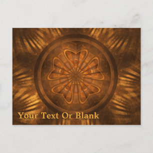 Postal Fractal Wood Carving