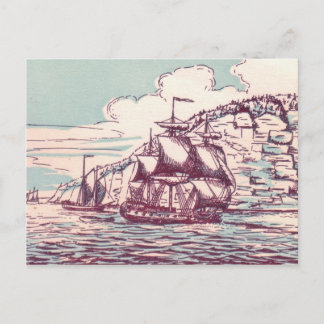 Postal Fragata Británica 1843
