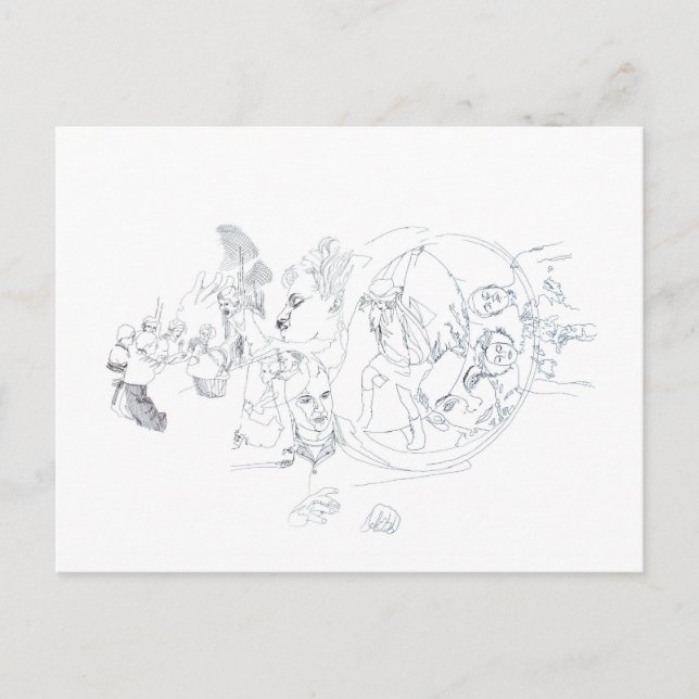 Postal fragmentos (Anverso)