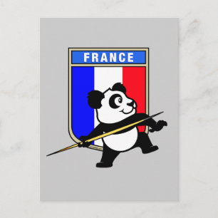Postal France Javelin Panda