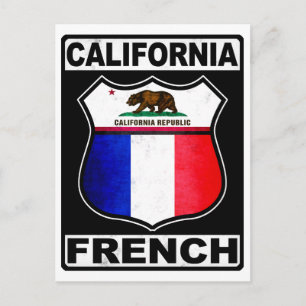 Postal Francés americano de California