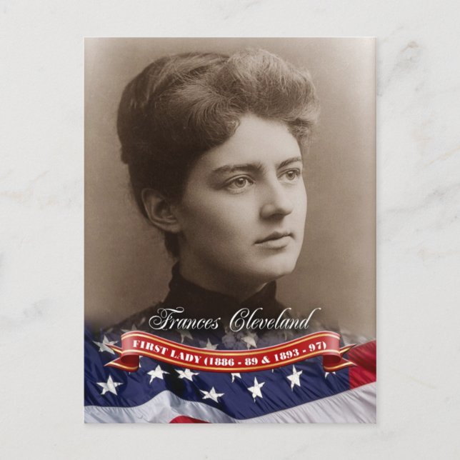 Postal Frances Cleveland, Primera Dama de los Estados Uni (Anverso)