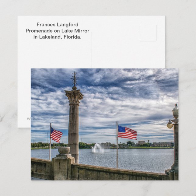 Postal Frances Langford Promenade (Anverso / Reverso)