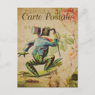 Postal francesa de espuma moderna