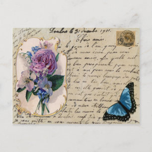 Postal francesa vintage