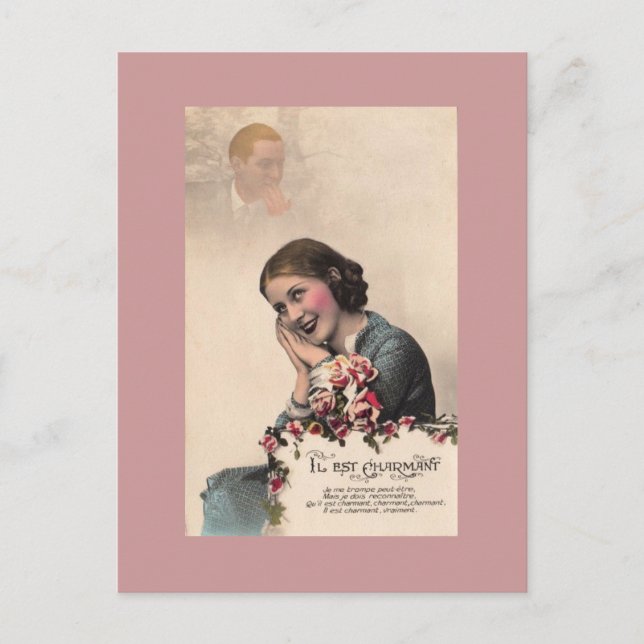 Postal francesa vintage (Anverso)