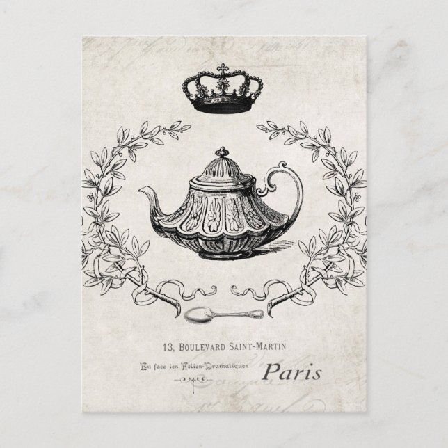 Postal francesa vintage (Anverso)