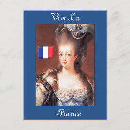 Postal francesa Vive La France Marie Antoinette