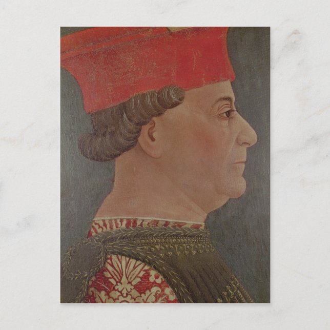 Postal Francesco Sforza Duke de Milán (Anverso)