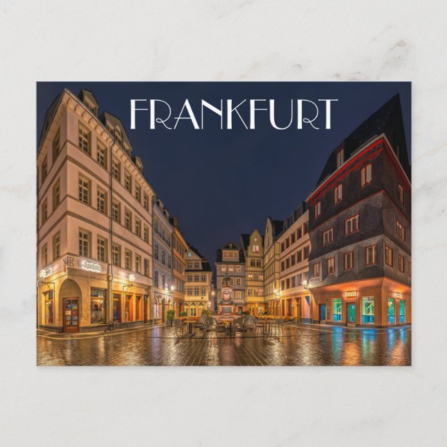 Postal Fráncfort Alemania (Anverso)