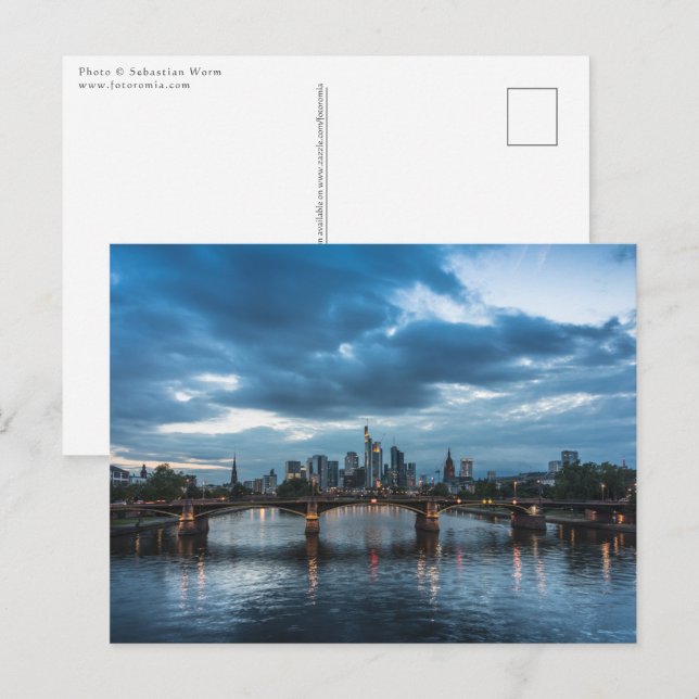 Postal Fráncfort Alemania (Anverso / Reverso)